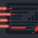 On-page SEO guide showing essential optimization techniques for website content and structure