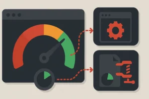 Website speed optimization guide showing performance improvement techniques