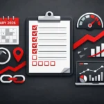 Digital marketing quick wins checklist showing 10 tactics to start 2026 strong